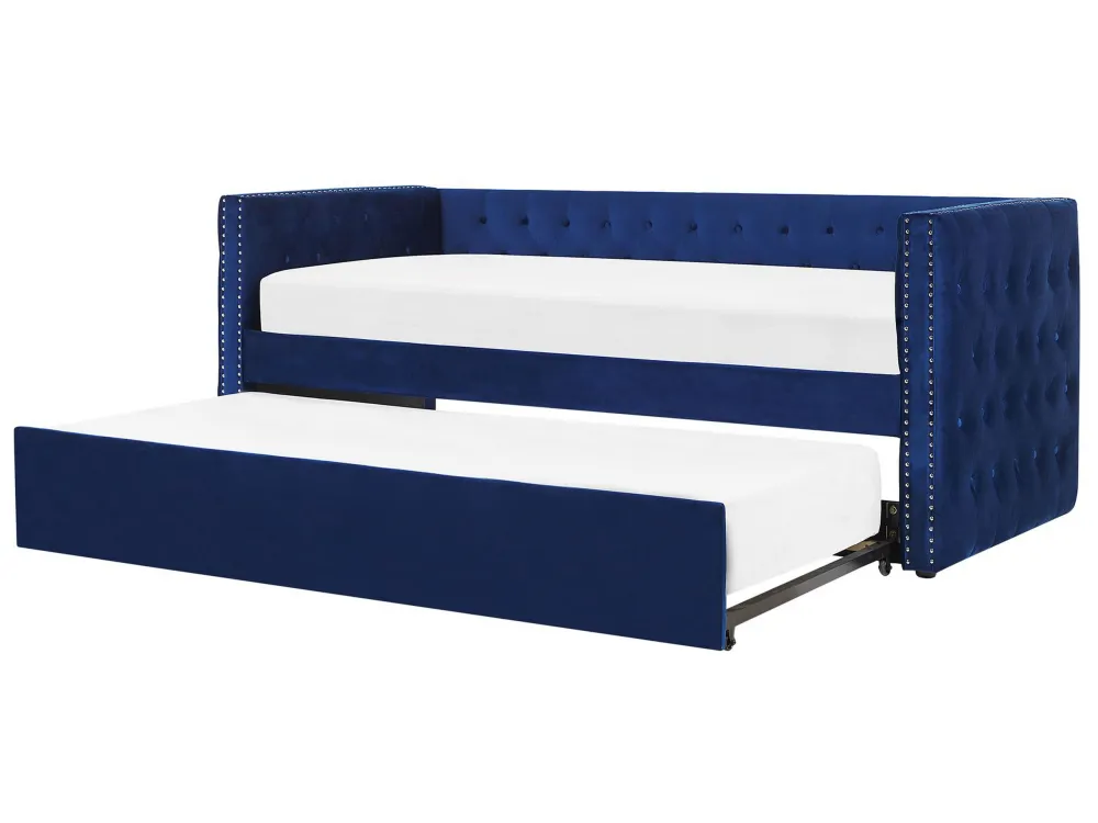 Panne EU Single Trundle Bed Blue GASSIN