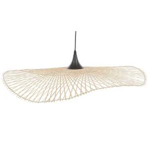Rotin Pendant Lamp 80 cm Light Wood FLOYD