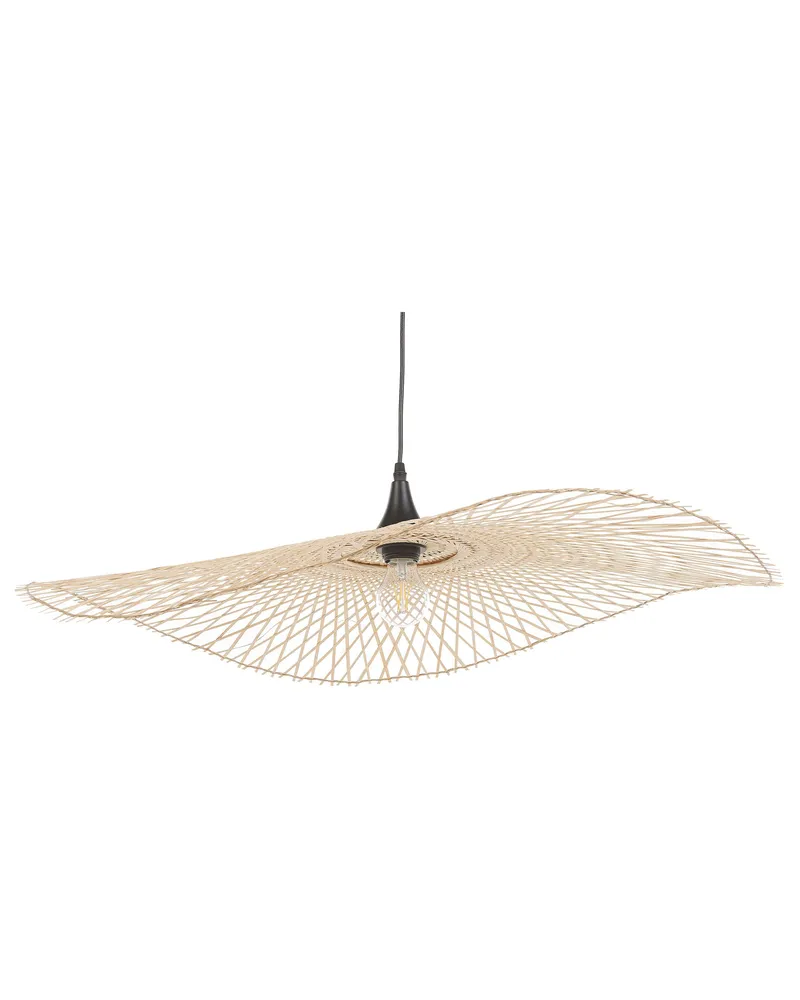 Rotin Pendant Lamp 80 cm Light Wood FLOYD