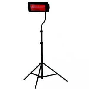 CHAUFFAGE RADIANT DÉPLAÇABLE ÉLECTRIQUE 230 V HALOGÈNE 2 KW