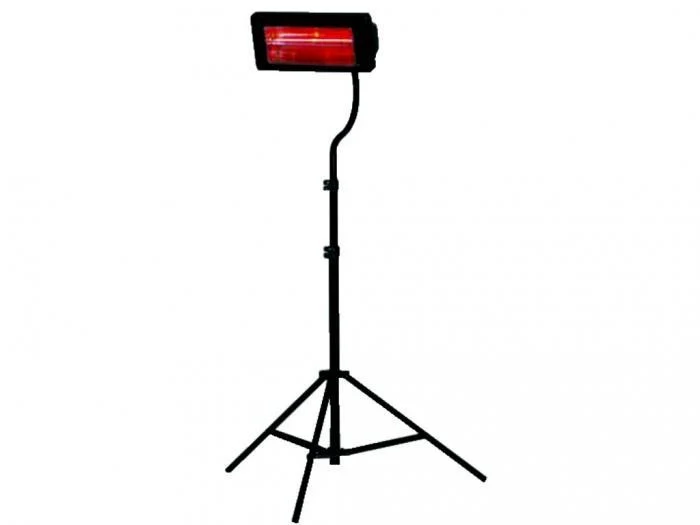 CHAUFFAGE RADIANT DÉPLAÇABLE ÉLECTRIQUE 230 V HALOGÈNE 2 KW
