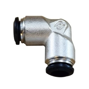 8mm Push Nickel Plated Union Elbow 20661N