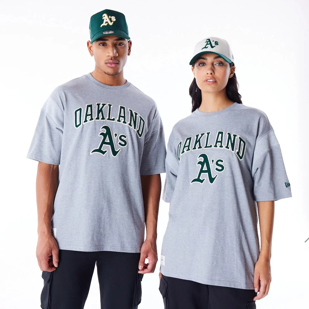 Bâche de protection T-shirt Oversize Oakland Athletics MLB Rib Infill Xs