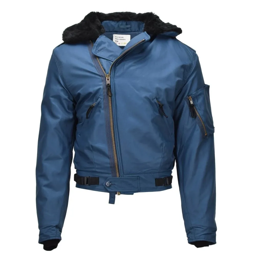 Bâche de protection Veste de pilote originale de l'ARC de l'Aviation canadienne, surplus militaire bleu