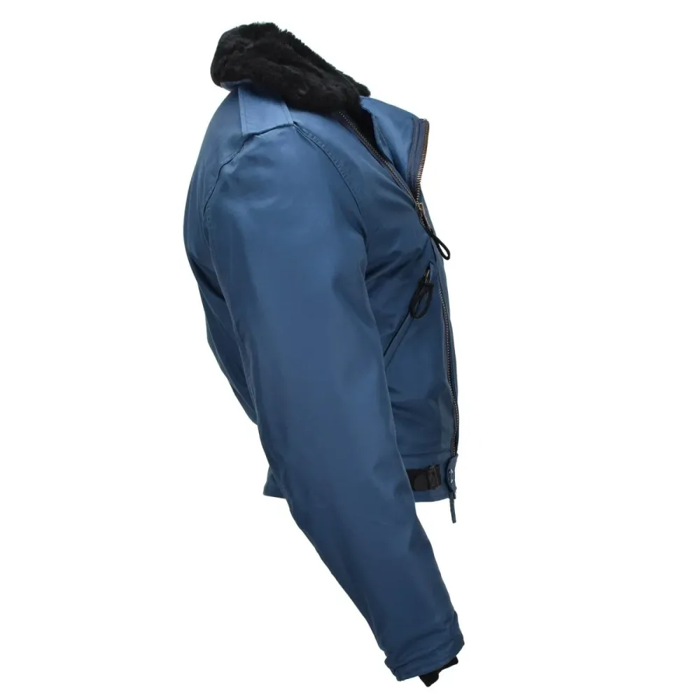 Bâche de protection Veste de pilote originale de l'ARC de l'Aviation canadienne, surplus militaire bleu