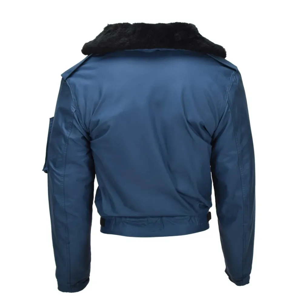 Bâche de protection Veste de pilote originale de l'ARC de l'Aviation canadienne, surplus militaire bleu