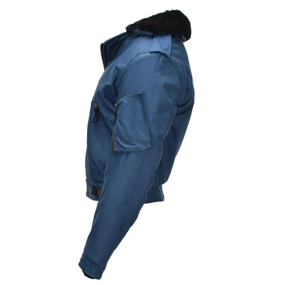 Bâche de protection Veste de pilote originale de l'ARC de l'Aviation canadienne, surplus militaire bleu
