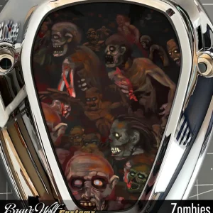 Certifié CE Powerplus V-Cover Decal - Zombies (Color)