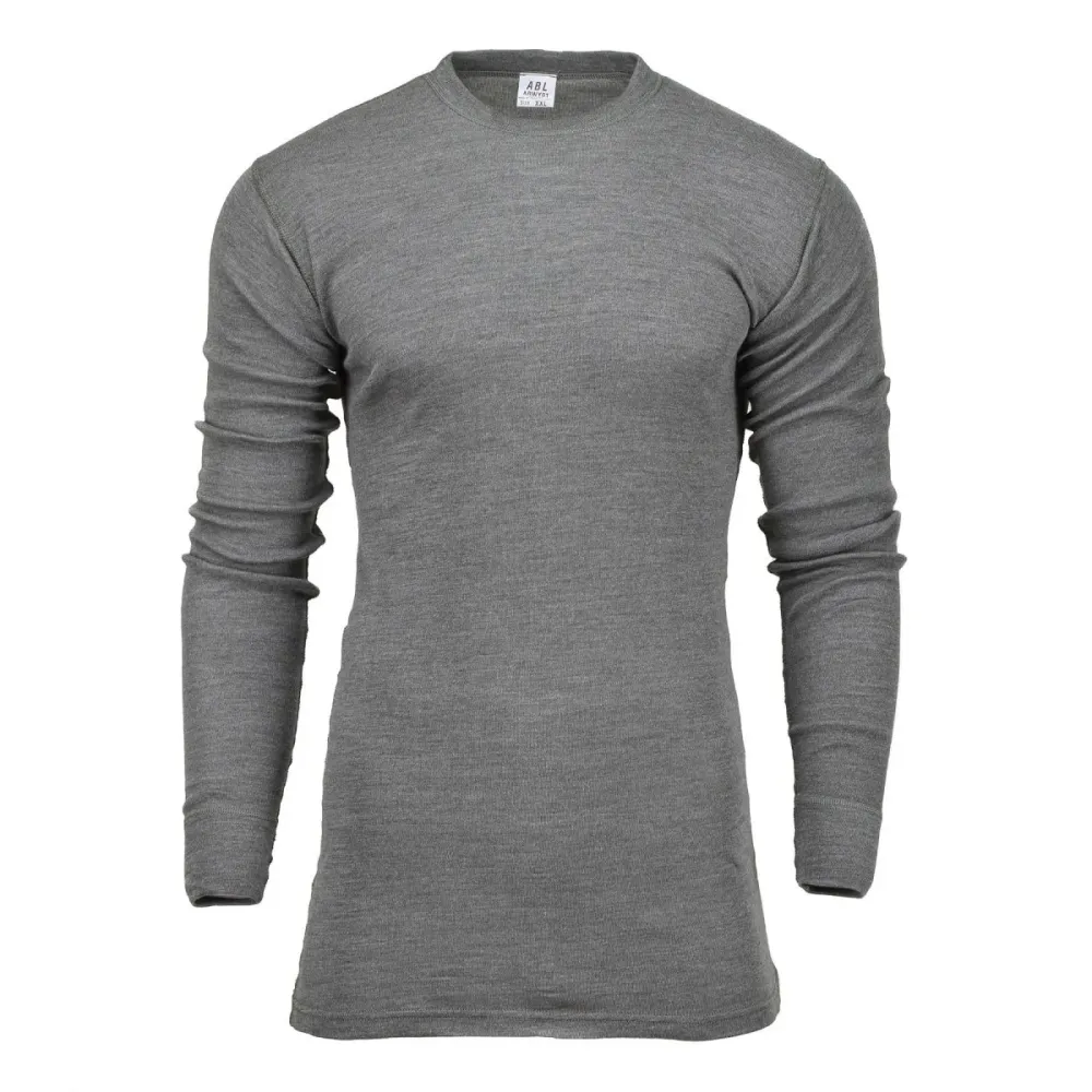 Coffre de rangement Vrai maillot de corps militaire belge en jersey thermique gris résistant aux flammes NEUF