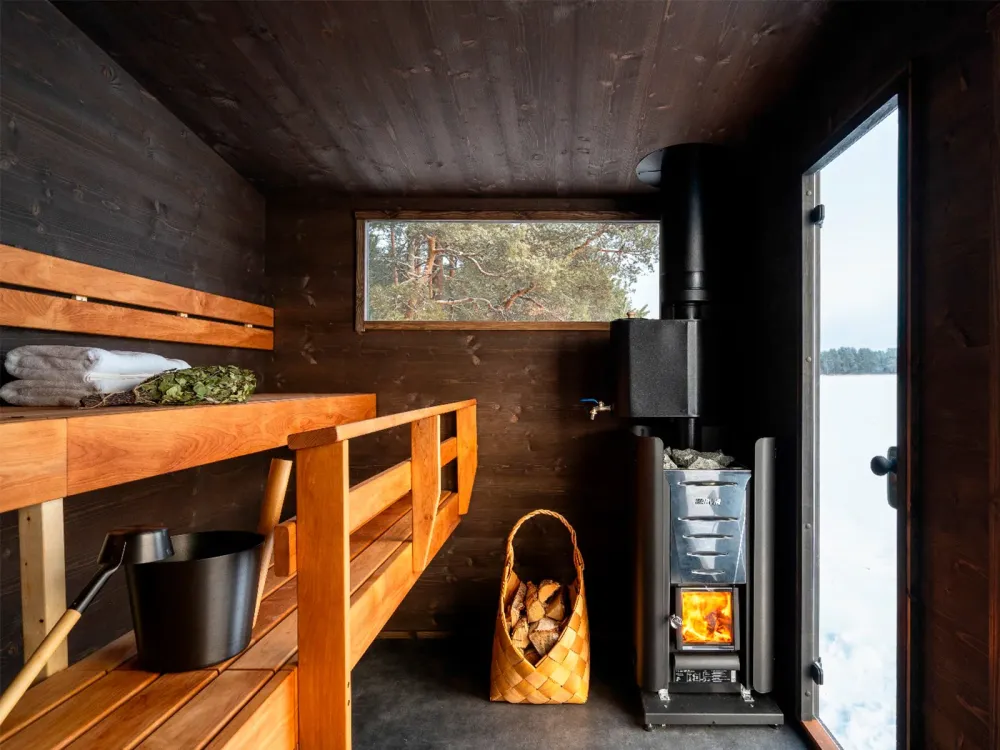 Spacious mobile sauna Lapelland Wagon M (Type C) 10–12 people