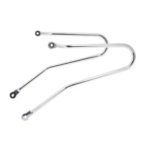 Verchromte Stützen Motorradtaschen Moto für Meteor 350