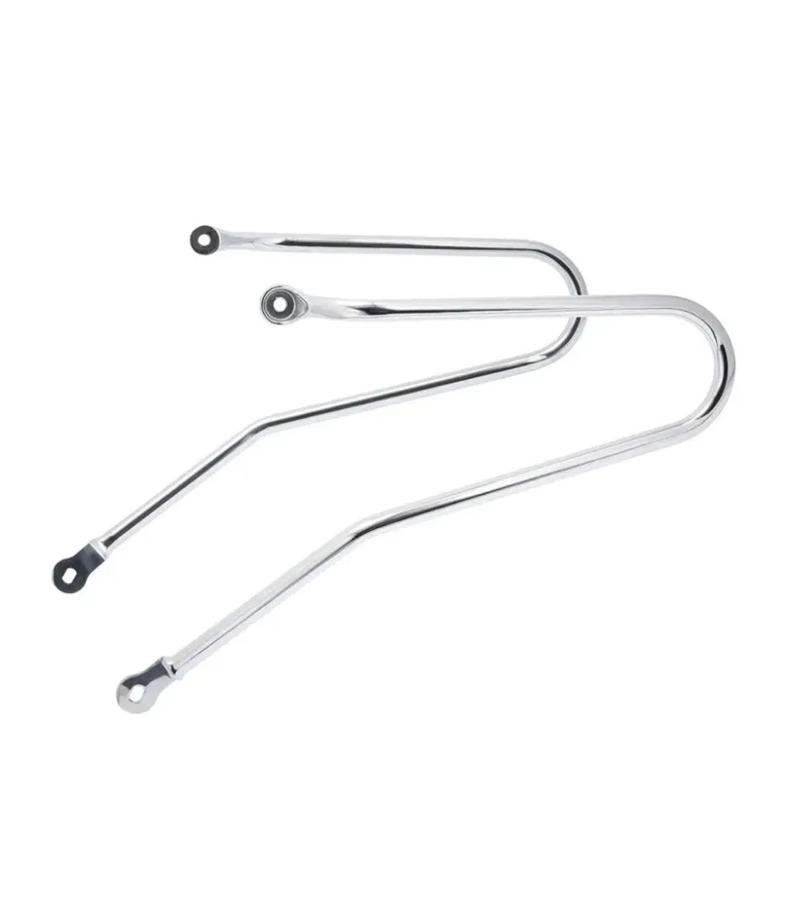 Verchromte Stützen Motorradtaschen Moto für Meteor 350