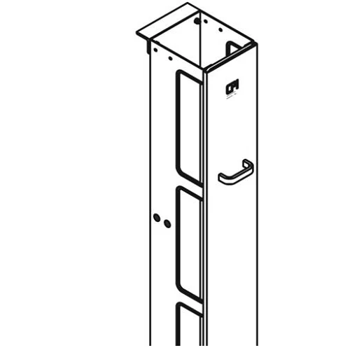 Vertical Cabling Section Cover 11923-715 | Résistant aux UV | Anti-déchirure