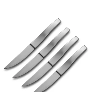 Carrol Boyes Steak Knife Set 4 - Ton argent