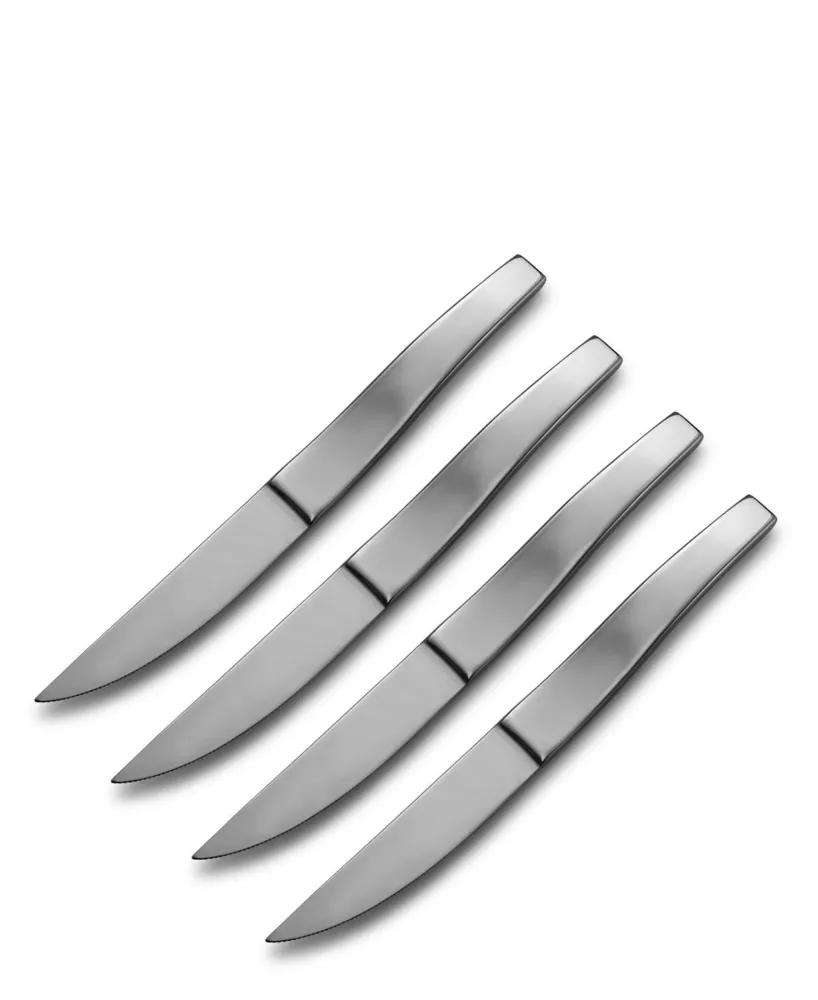 Carrol Boyes Steak Knife Set 4 - Ton argent