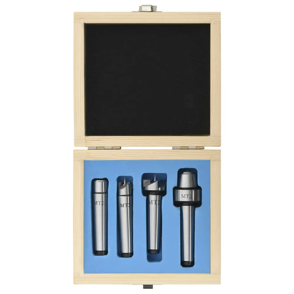 Centres de tour à bois 4 pcs MT2 Acier pour tout-terrain