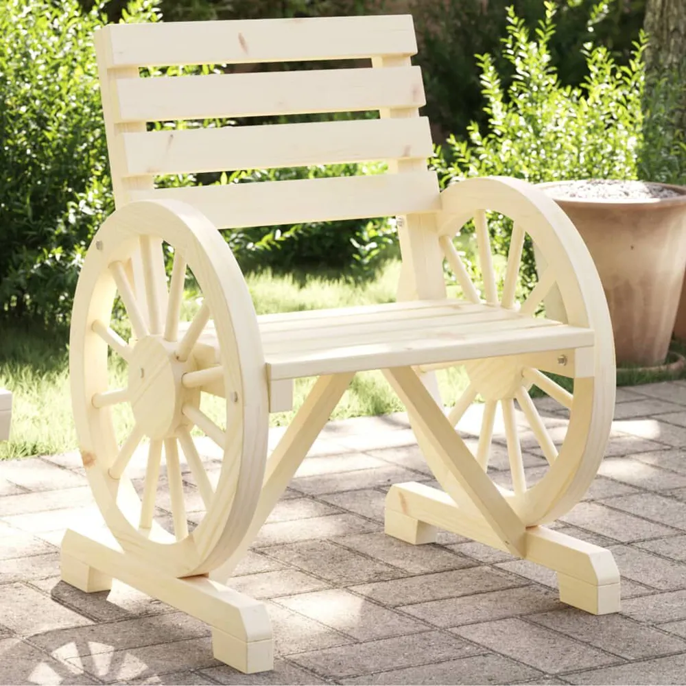 Chaises de jardin lot de 4 Bois de sapin massif - 300cc