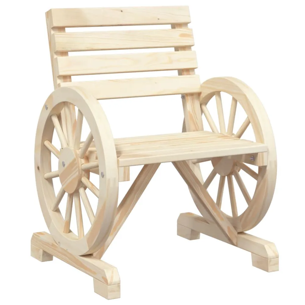 Chaises de jardin lot de 4 Bois de sapin massif - 300cc