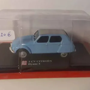 Citroën Dyane 4 bleue claire avec kit de protection