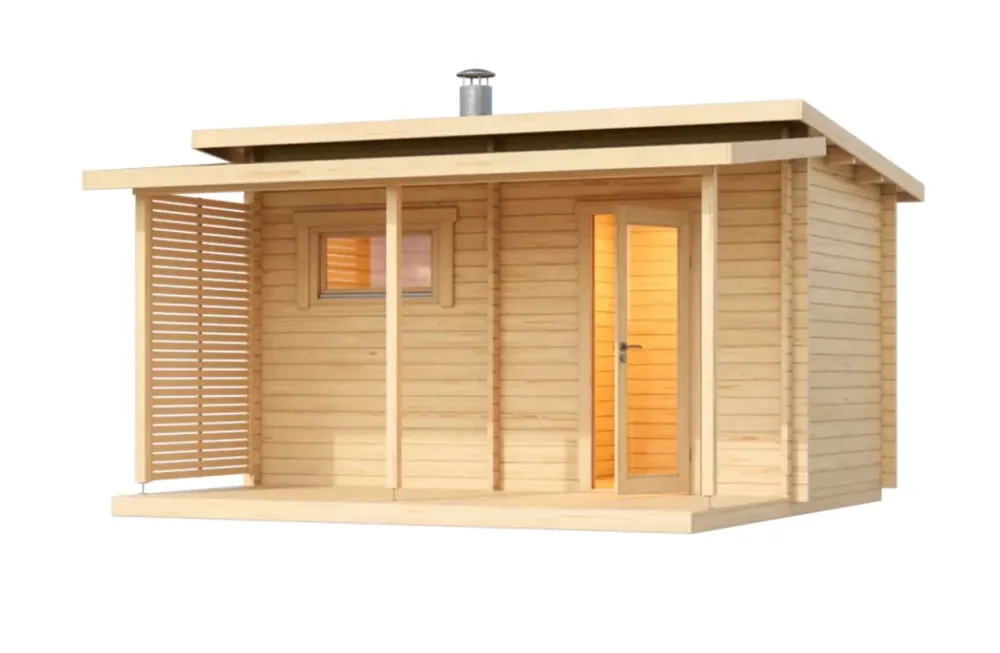 Hanko Plus - log outdoor sauna 4 people