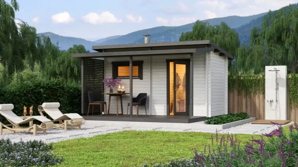 Hanko Plus - log outdoor sauna 4 people