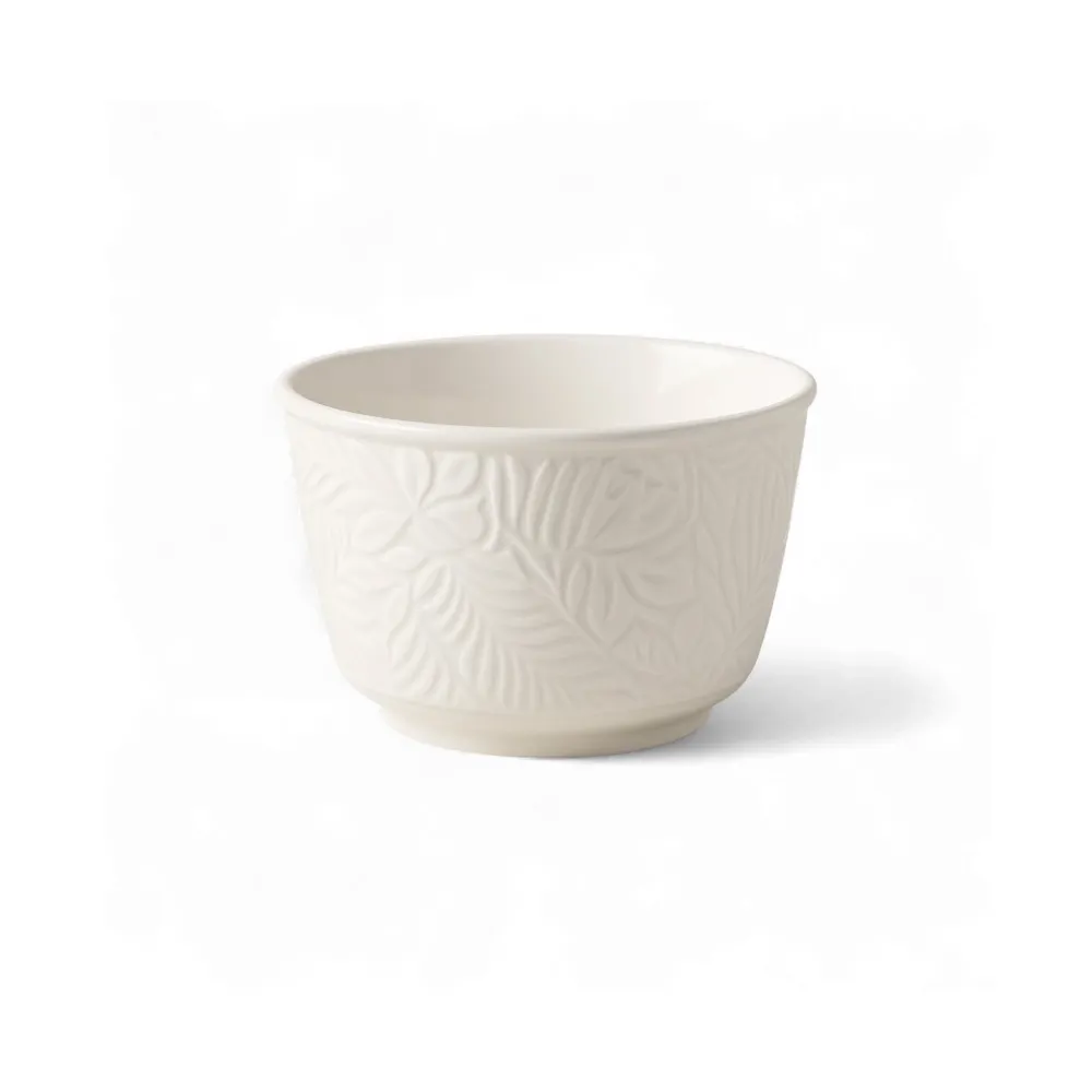Kitchen Life Ceramic 4.5" Ramekin Blanc pur