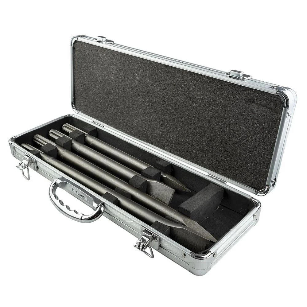 Makita D-40559 SDS Max Chisel Set 4 Piece Acier Case - 300cc
