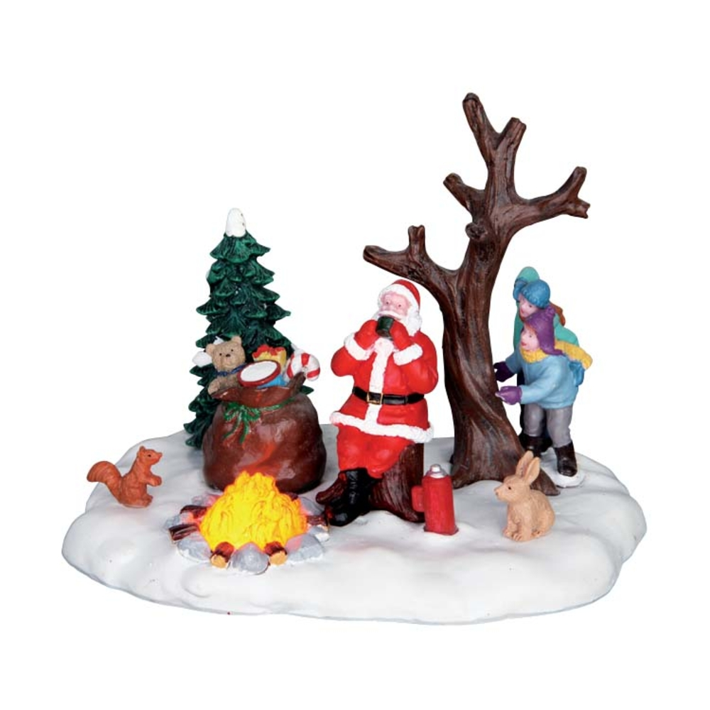 Pause Du Pere Noel Pil 4.5V Lemax pour adultes