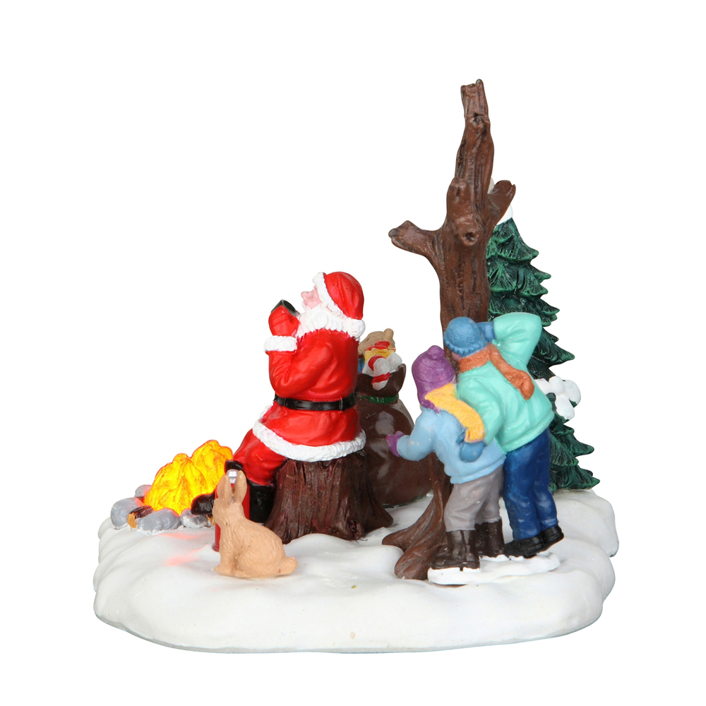 Pause Du Pere Noel Pil 4.5V Lemax pour adultes