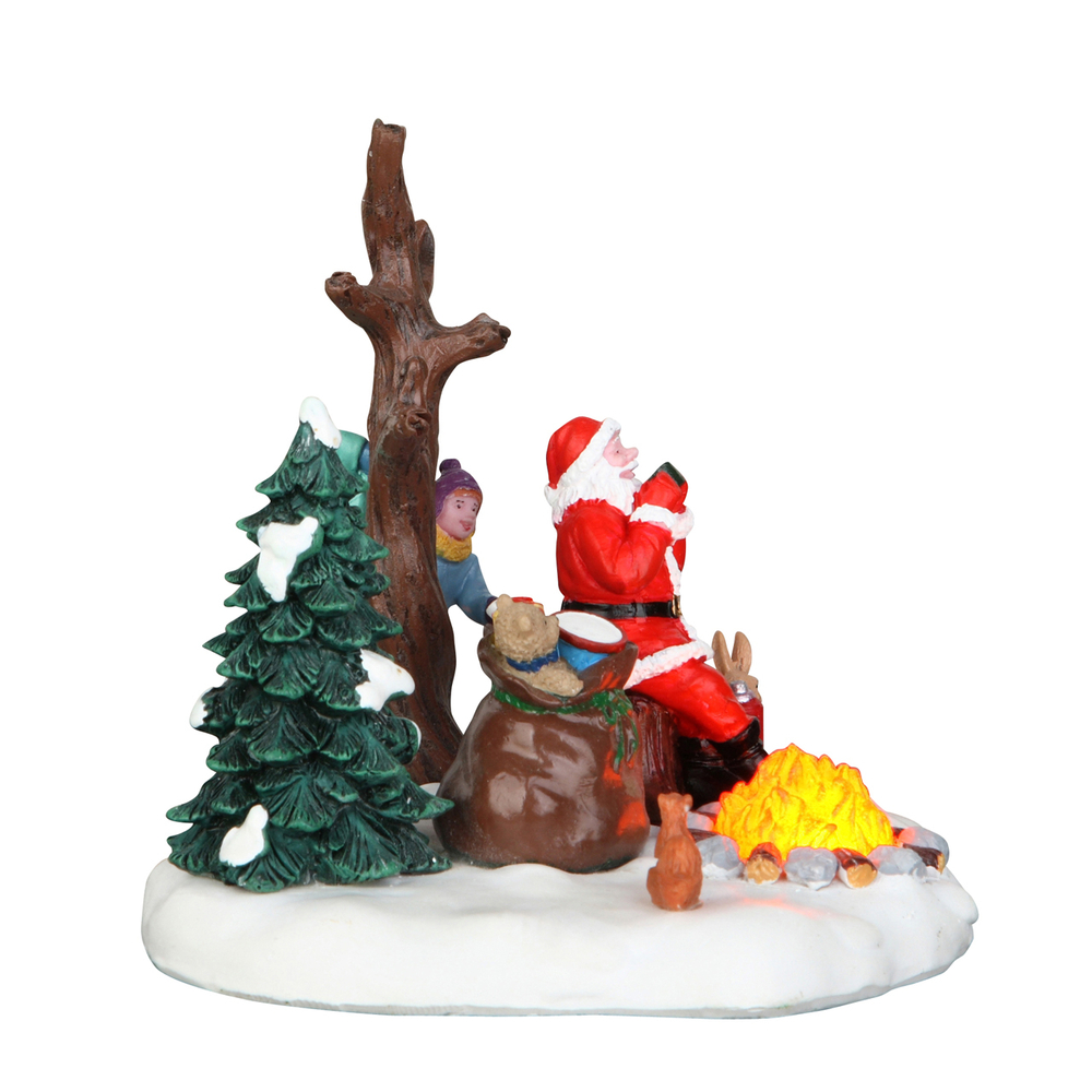 Pause Du Pere Noel Pil 4.5V Lemax pour adultes