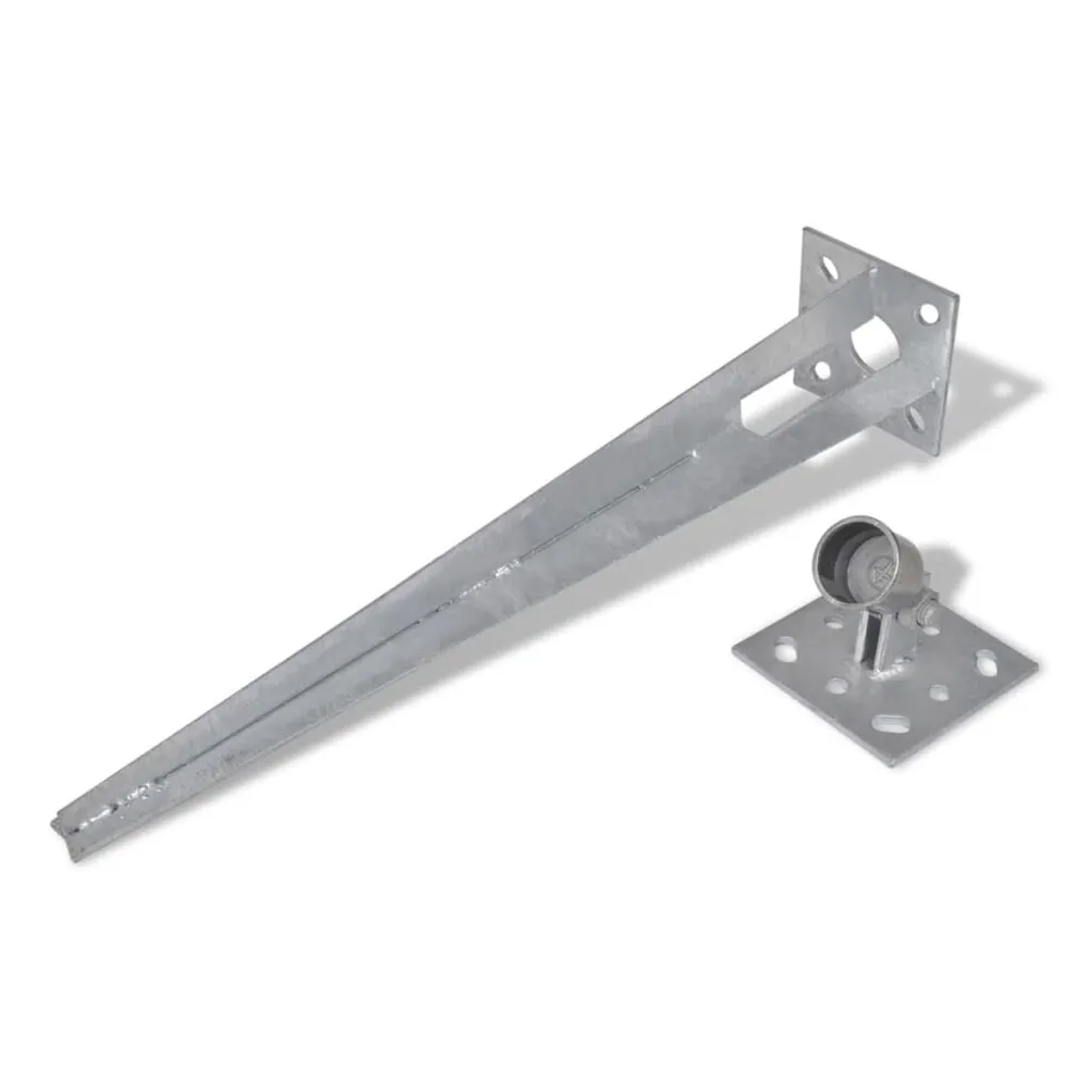 Piquets de poteau d'appui 4 pcs Acier par Yamaha