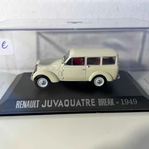 Renault Juvaquatre break crème de 1949 en bleu métallisé