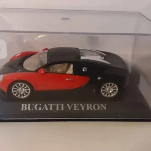 Bugatti Veyron rouge et noire avec fixation rapide
