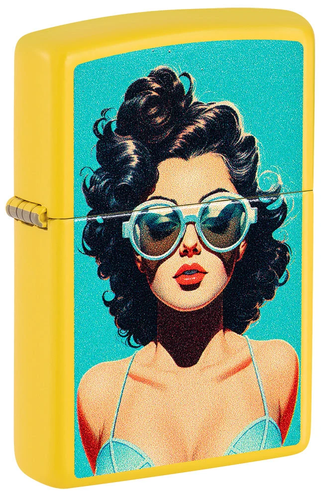 Motif Pin-up d'été avec fixation rapide
