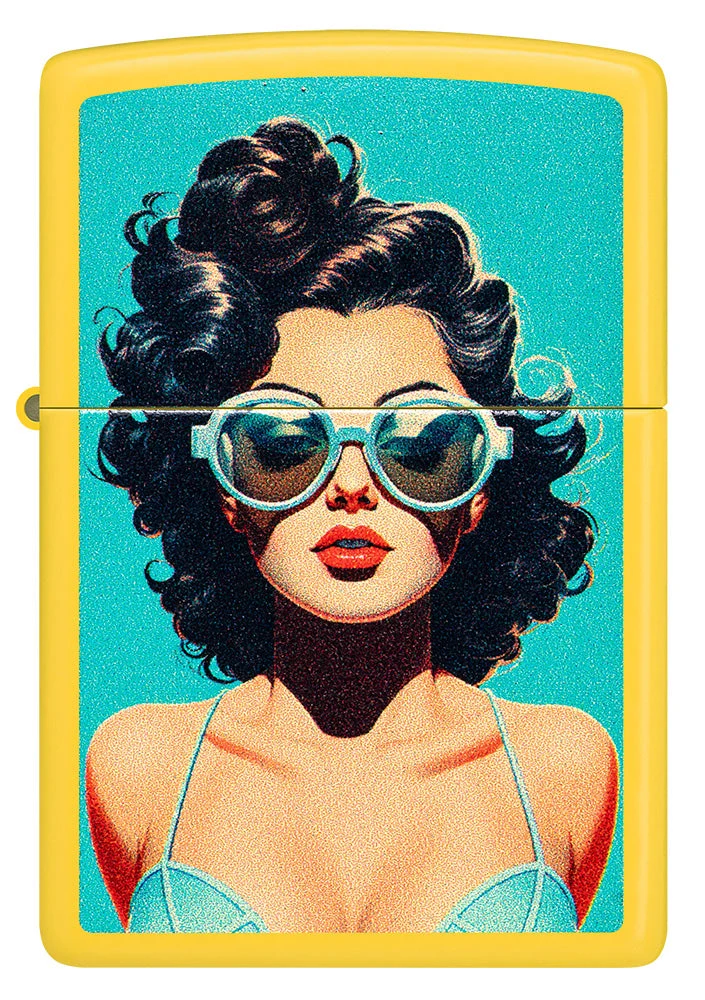 Motif Pin-up d'été avec fixation rapide