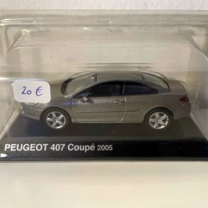 Peugeot 407 coupé marron de 2005 avec Kit de Fixation