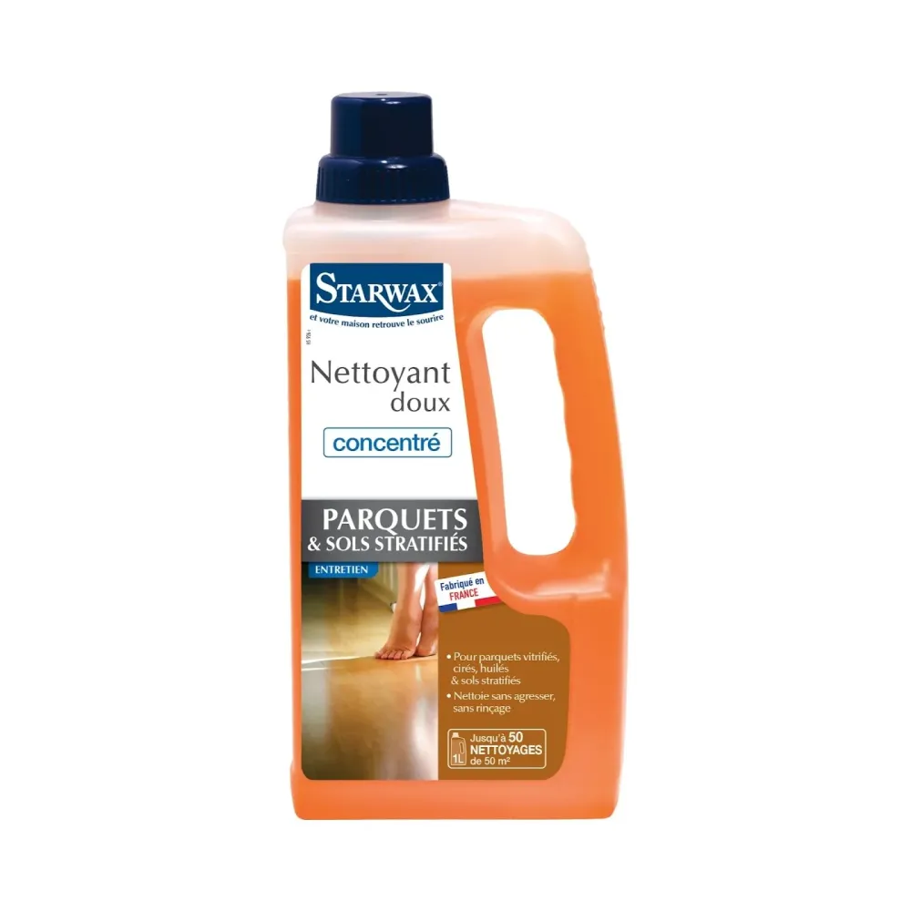 NETTOYANT DÉLICAT PARQUET STARWAX 1L pour Petites pièces