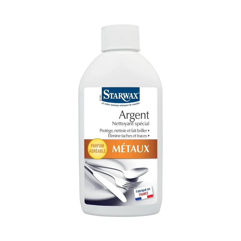 NETTOYANT SPECIAL METAUX ARGENT STARWAX 250ML