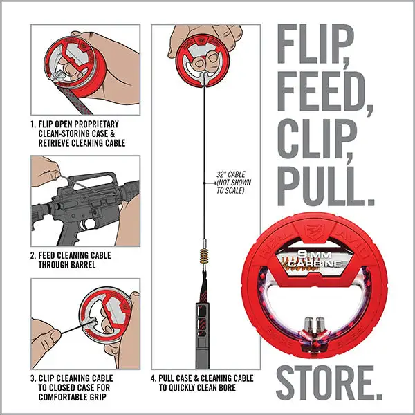 Nettoyeur d'injecteurs Nettoyeur de baril BORE BOSS pour .30CAL/.308CAL/7.62MM