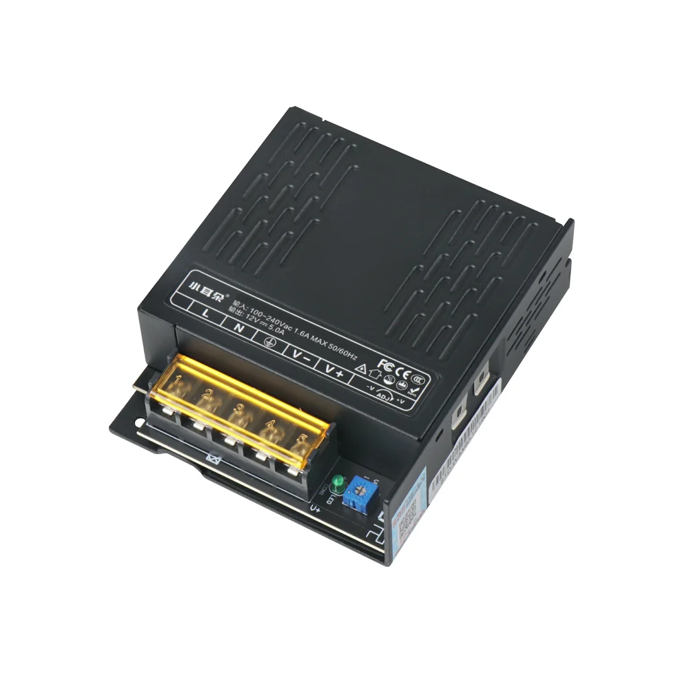 ALIMENTATION À DÉCOUPAGE.IN100-240VAC 50/60Hz.OUT12VDC/4A avec manomètre numérique