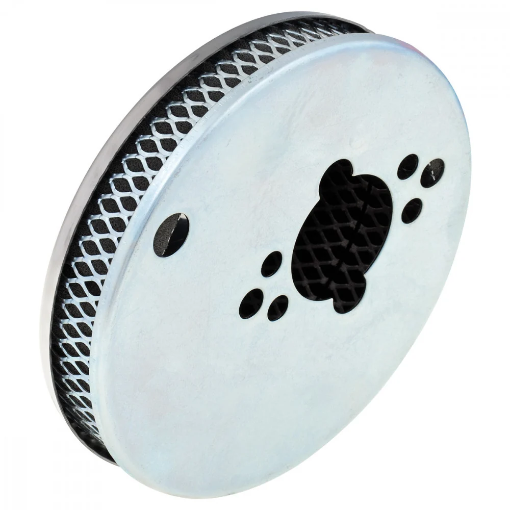 AIR FILTER SPEEDOGRAPH STROMBERG 150CD/S, CENTRE HOLE, 1", CHROMÉ