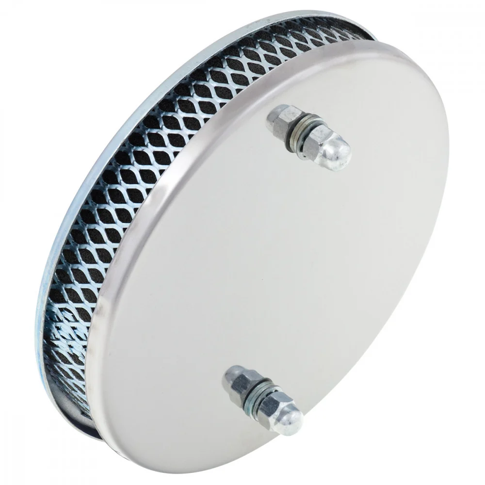 AIR FILTER SPEEDOGRAPH STROMBERG 150CD/S, CENTRE HOLE, 1", CHROMÉ