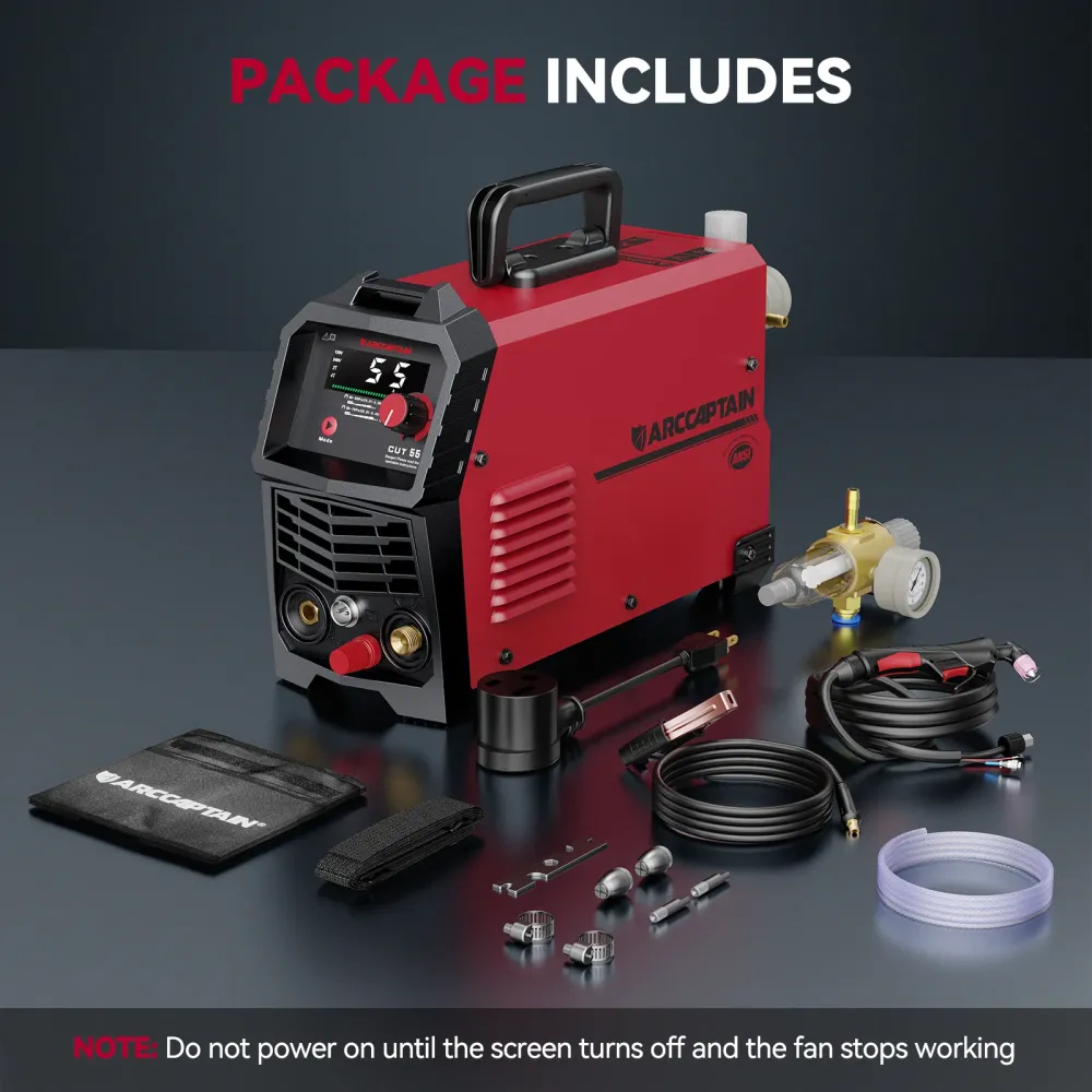 Arccaptain CUT55 Non-Touch Pilot Arc Plasma Cutter LED Display