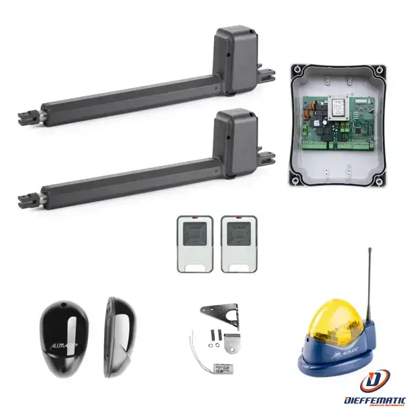 Automazione Per Cancelli Battente Allmatic Kit Hyper 230vac 400 Mm K200ap01