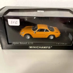 Renault Alpine A110 orange foncée (MINICHAMPS)