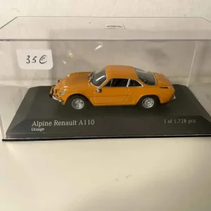 Renault Alpine A110 orange foncée (MINICHAMPS)