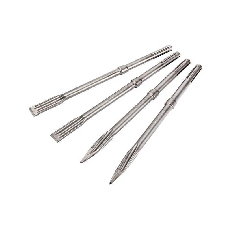 Lot de 4 Burins auto affûtant BOSCH PRO SDS-Max Rtech 2607017368 avec Garantie Constructeur