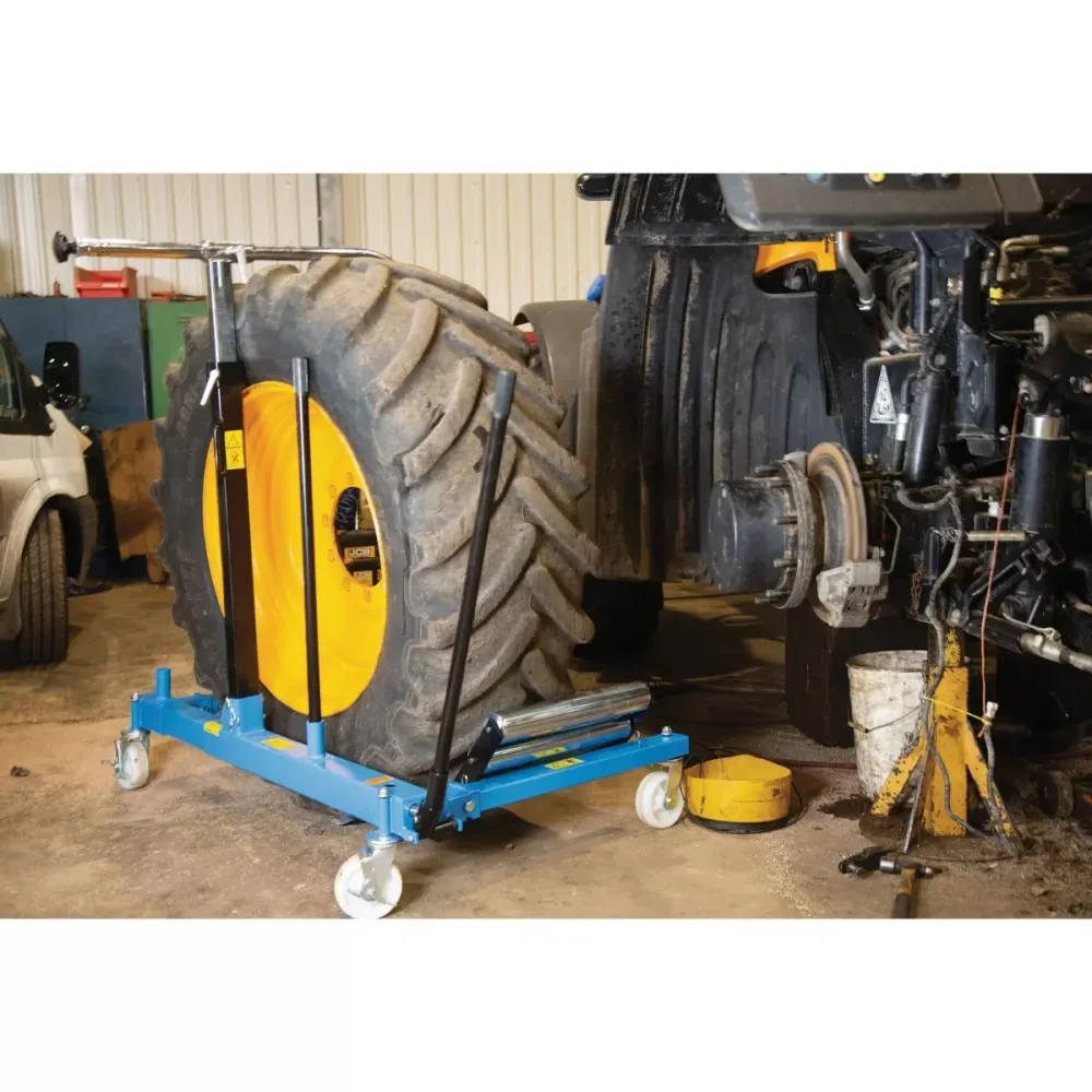 Draper Tools WRT100 Expert Wheel Removal Trolley 1.5 Tonne 01079 en acier forgé