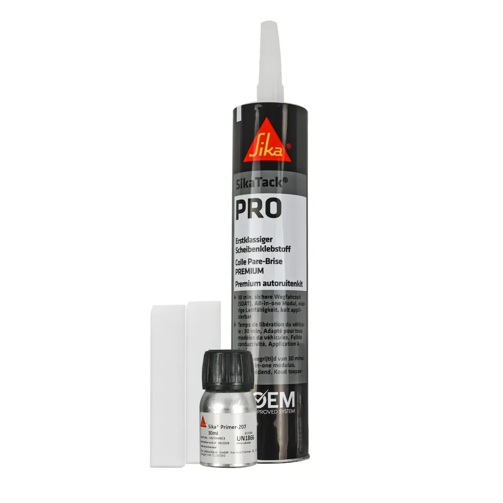 Pince de remplacement Scheibenklebeset Sika SikaTack Pro Kleber für Automobilverglasung
