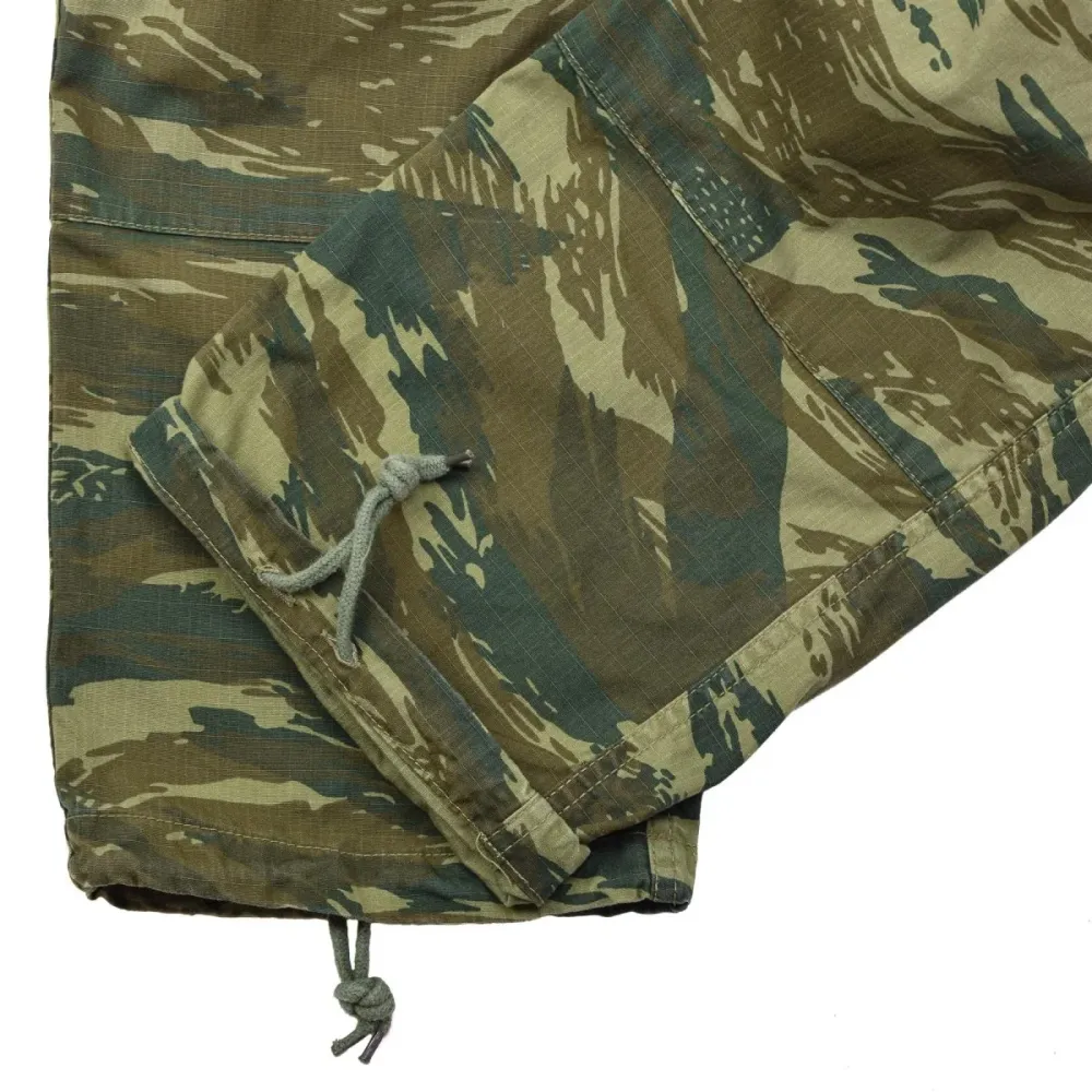 Pantalon BDU réel de l'armée grecque, camouflage lézard ripstop, pantalon excédentaire militaire grec